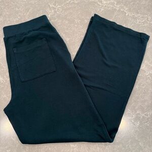 Lou & Grey for LOFT Black Ponte Knit Straight Leg Pull-On Pants Size S EUC